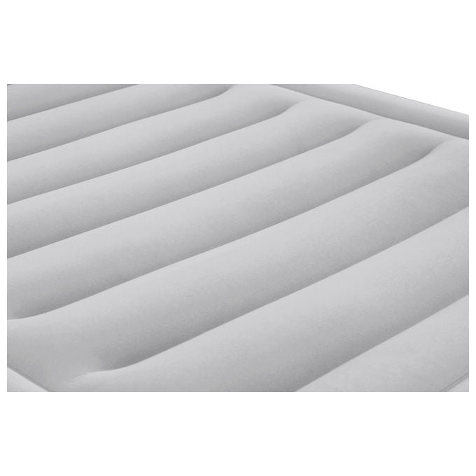 Bestway 671BD Materasso ad Aria Queen Doppio Blu e Grigio con Pompa Integrata