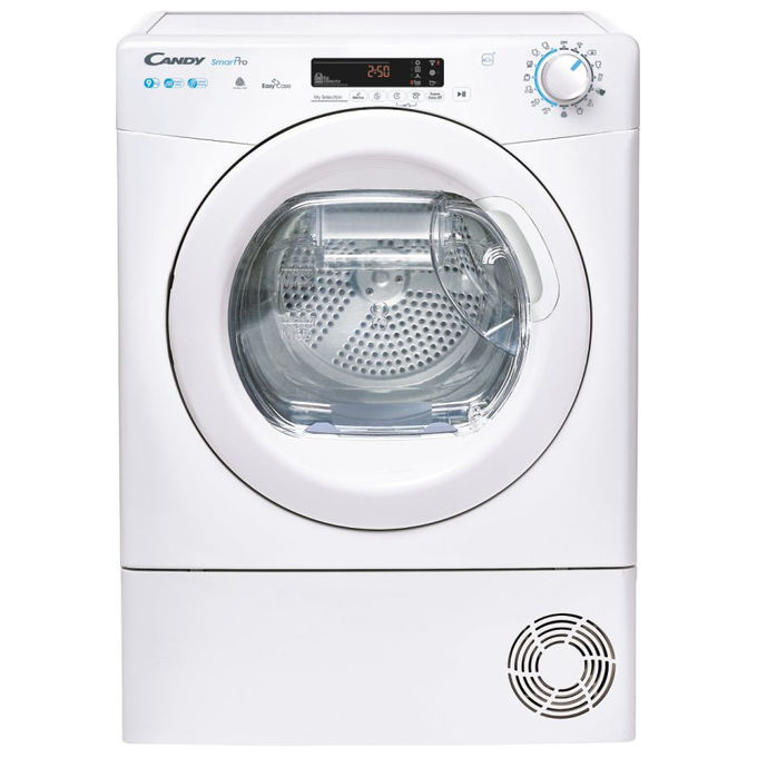 Candy CSOE H9A2DE-S Smart Pro Asciugatrice Pompa di Calore 9 Kg Classe E Wi-Fi Vapore (85x60x61 cm) colore Bianco