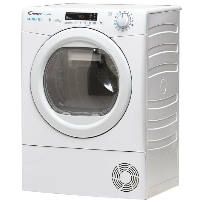 Candy CSOE H9A2DE-S Smart Pro Asciugatrice Pompa di Calore 9 Kg Classe E Wi-Fi Vapore (85x60x61 cm) colore Bianco