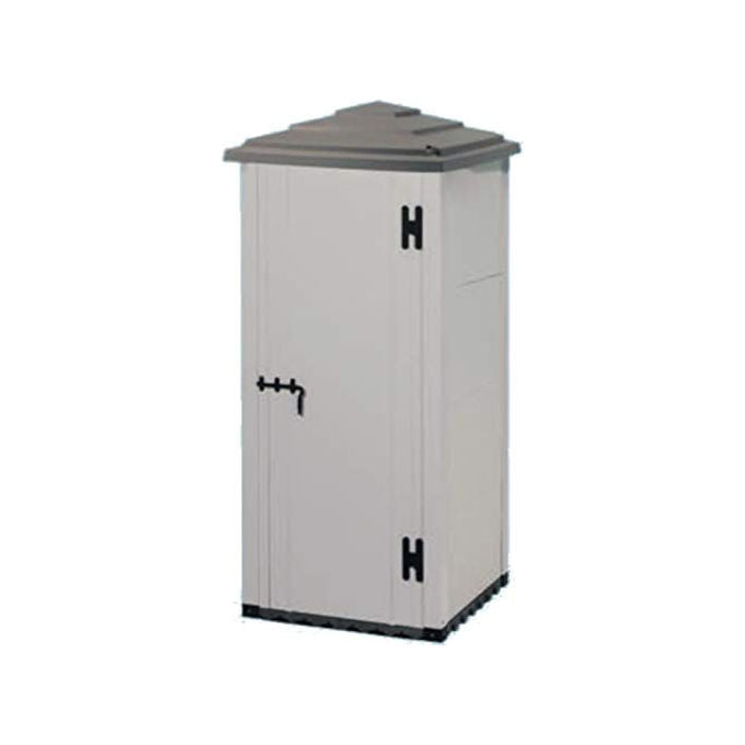 Garofalo Casetta da Giardino Urban 80 Pagoda in Resina 90x90x198 cm Grigio Antracite