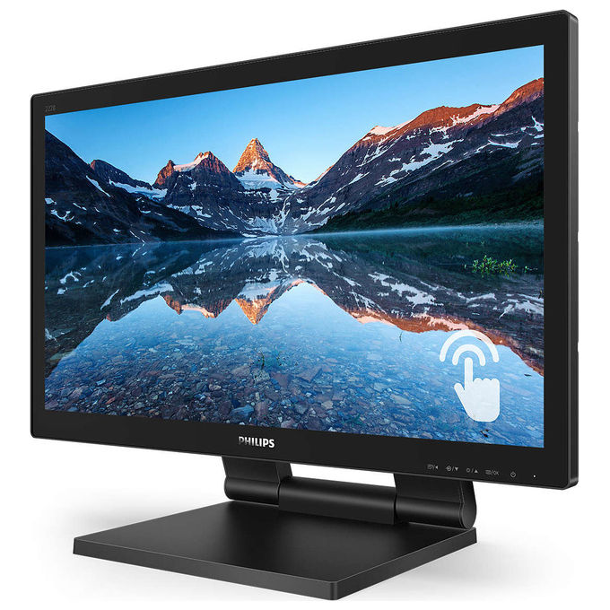 Philips 222B9TA-00 B Line Monitor PC Touchscreen 21.5'' Full HD VA 10 Punti Touch IP65 Hub USB 3.2 colore Nero