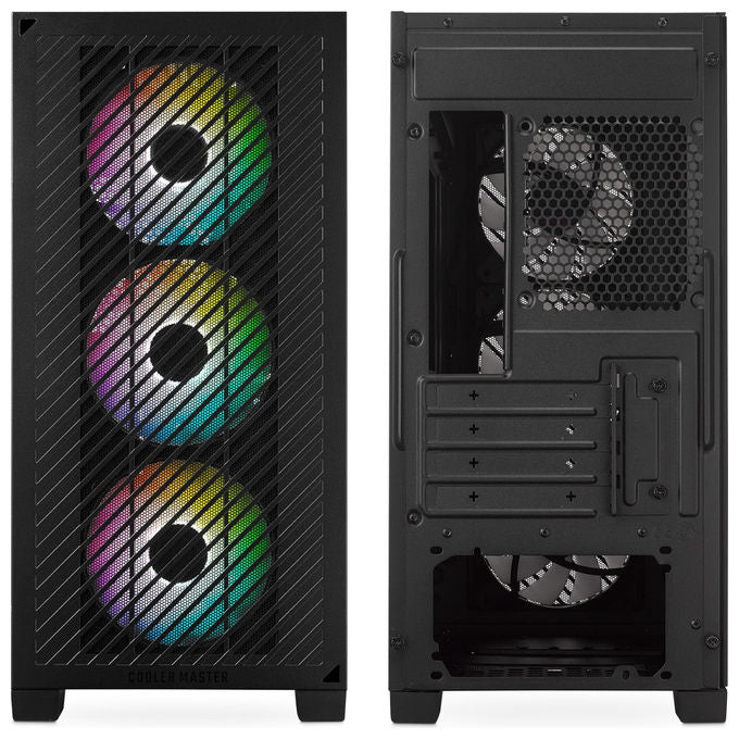 Cooler Master E301-KGNN-S00 Elite 301 Case PC Mini Tower mATX ITX 3 Ventole ARGB 120mm USB-C colore Nero
