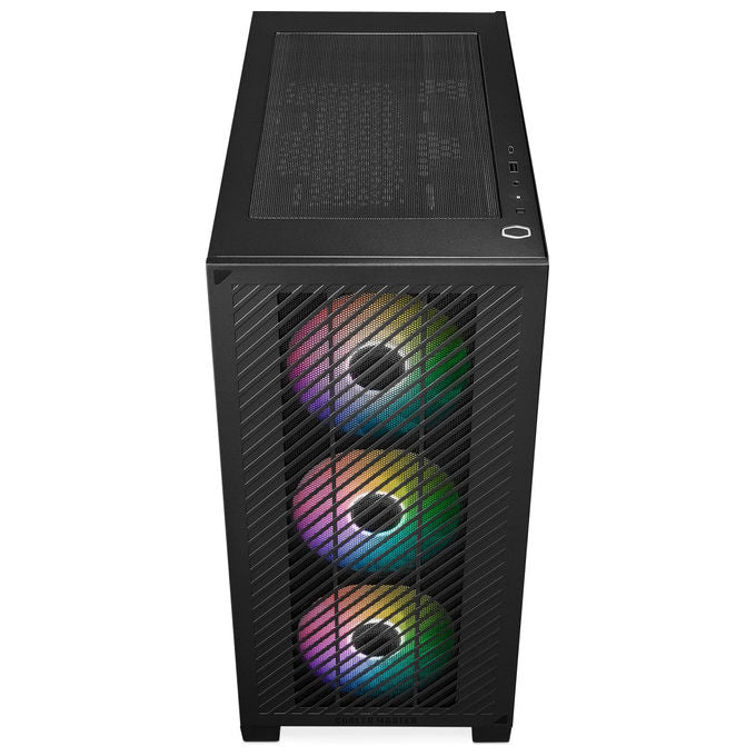 Cooler Master E301-KGNN-S00 Elite 301 Case PC Mini Tower mATX ITX 3 Ventole ARGB 120mm USB-C colore Nero