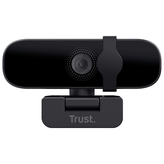 Trust 25548 Tanor Webcam Full HD 1080p 30fps Microfono Integrato Privacy Shutter USB Plug and Play colore Nero
