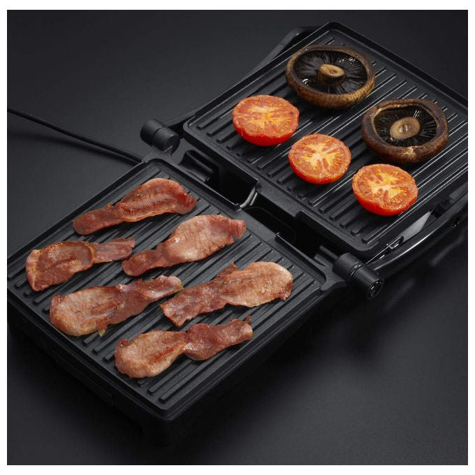 Russell Hobbs, Piastra Elettrica 3 in 1, Panini, Grill, Barbecue, Acciaio Inox, 1800W