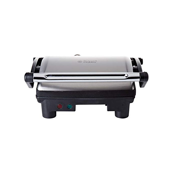 Russell Hobbs, Piastra Elettrica 3 in 1, Panini, Grill, Barbecue, Acciaio Inox, 1800W