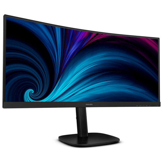 Philips 34B2U3600C Monitor Curvo 34'' VA WQHD 3440x1440 120Hz USB-C 90W Hub USB RJ45 KVM colore Nero