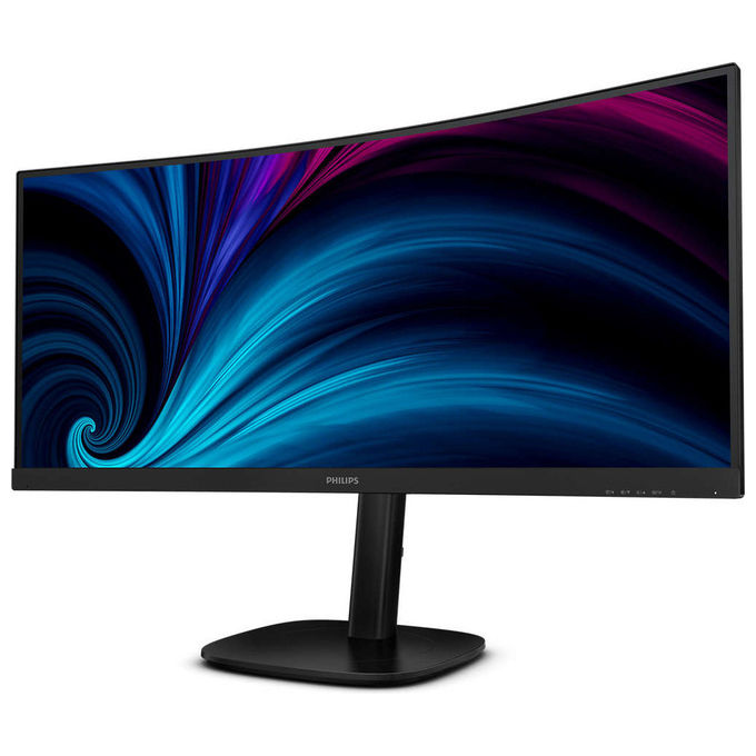 Philips 34B2U3600C Monitor Curvo 34'' VA WQHD 3440x1440 120Hz USB-C 90W Hub USB RJ45 KVM colore Nero