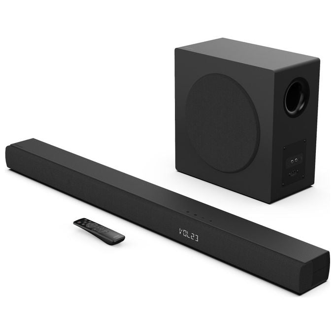 Hisense HS3100 Soundbar 3.1 canali 480W Subwoofer wireless Bluetooth 5.3 HDMI ARC colore Nero