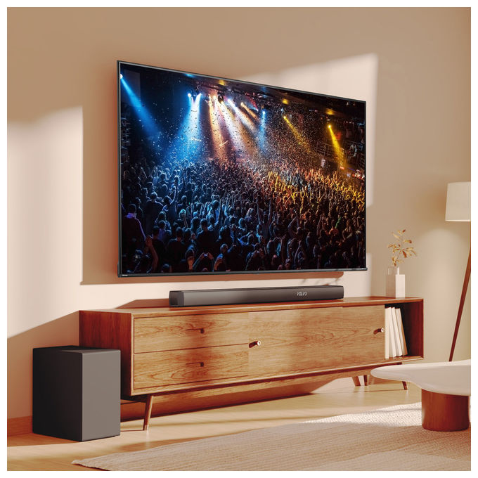 Hisense HS3100 Soundbar 3.1 canali 480W Subwoofer wireless Bluetooth 5.3 HDMI ARC colore Nero
