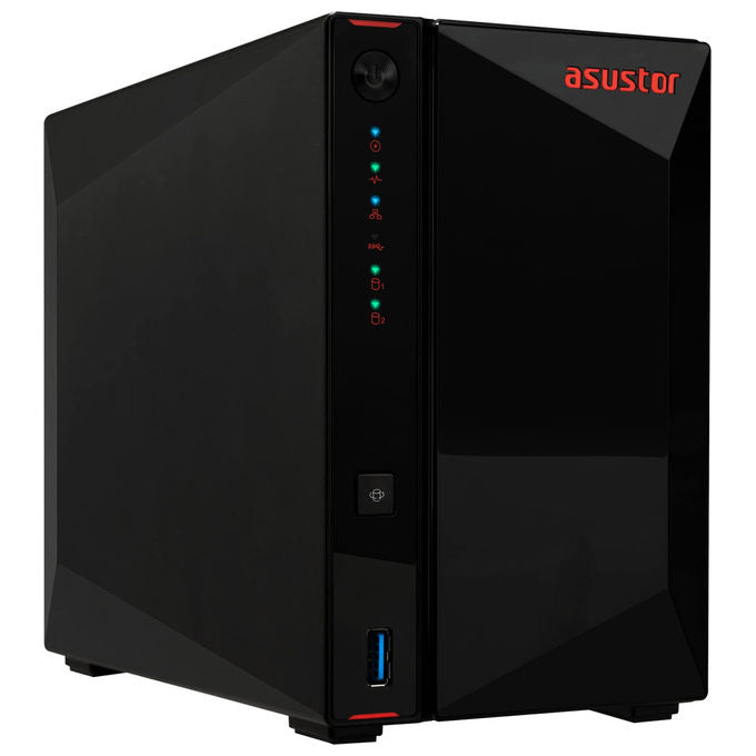 Asustor AS5402T NAS 2 baie Quad-Core 4GB RAM Nimbustor 2 Gen2 archiviazione di rete