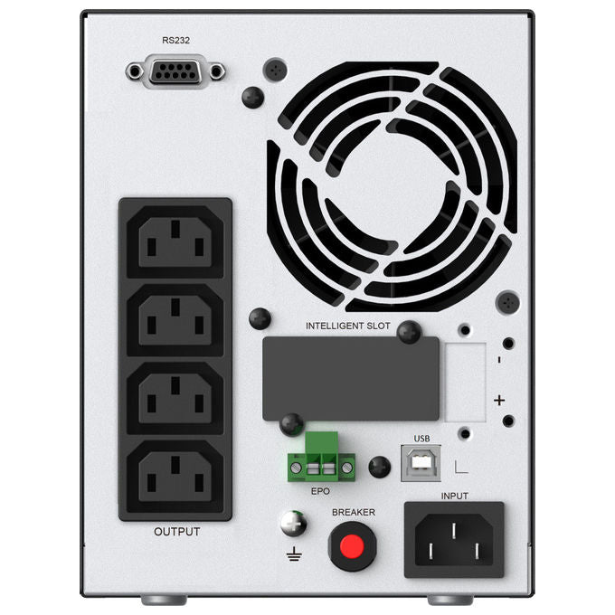 Conceptronic ZEUS52E1K UPS Doppia Conversione 1 kVA 900W 4 Prese LCD Gruppo Continuita'