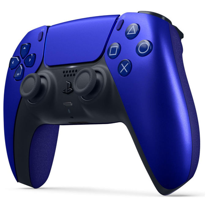 Sony 9577669 DualSense Controller Wireless per PS5 Bluetooth USB Type-C Feedback Aptico Grilletti Adattivi colore Blu Cobalt