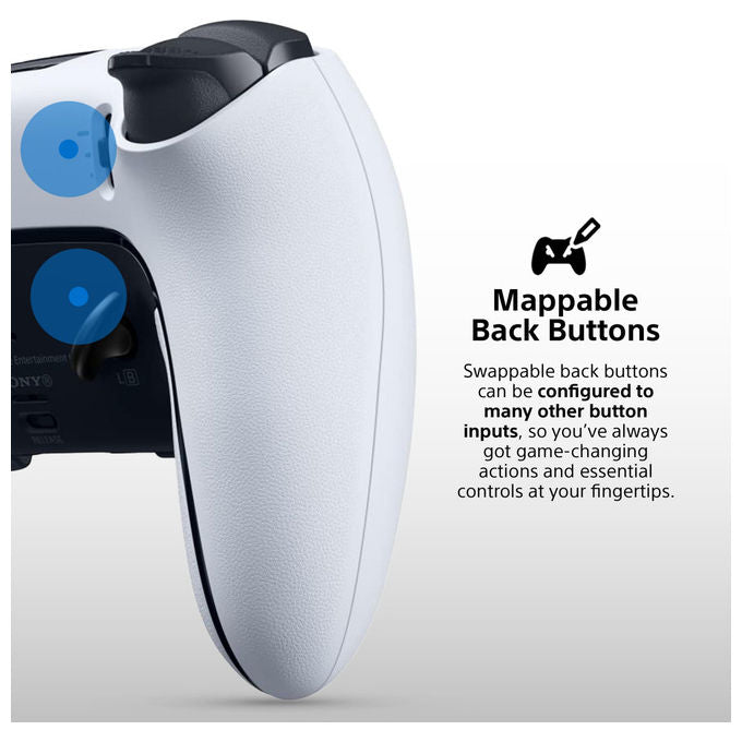 PlayStation 1228258 DualSense Edge Controller Wireless Gamepad per PlayStation 5 colore Bianco