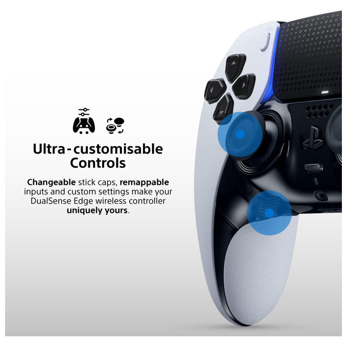 PlayStation 1228258 DualSense Edge Controller Wireless Gamepad per PlayStation 5 colore Bianco