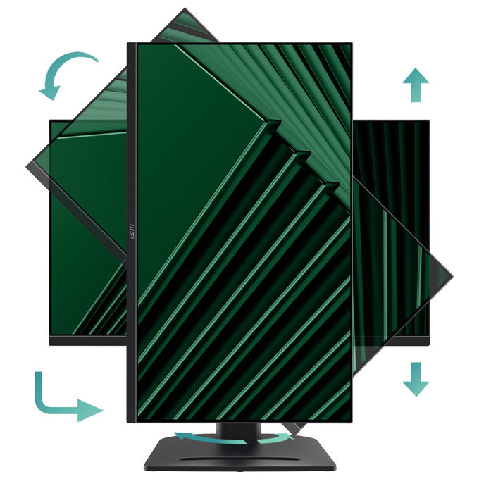 Monitor MSI Pro MP275QPG 27'' IPS WQHD 2560x1440 100Hz 1ms Nero per Ufficio