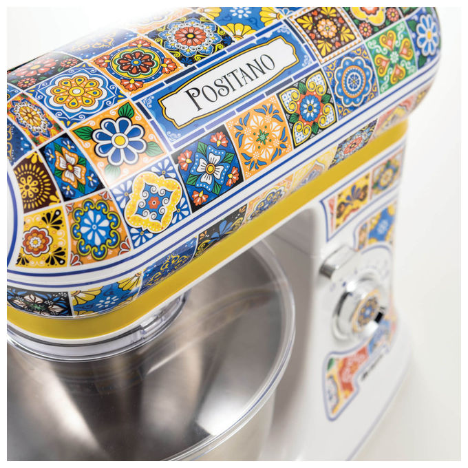 Ariete 1588-0P Positano Impastatrice Planetaria 2400W 5.5L 7 Velocita' Ciotola Acciaio Inox colore Multicolore