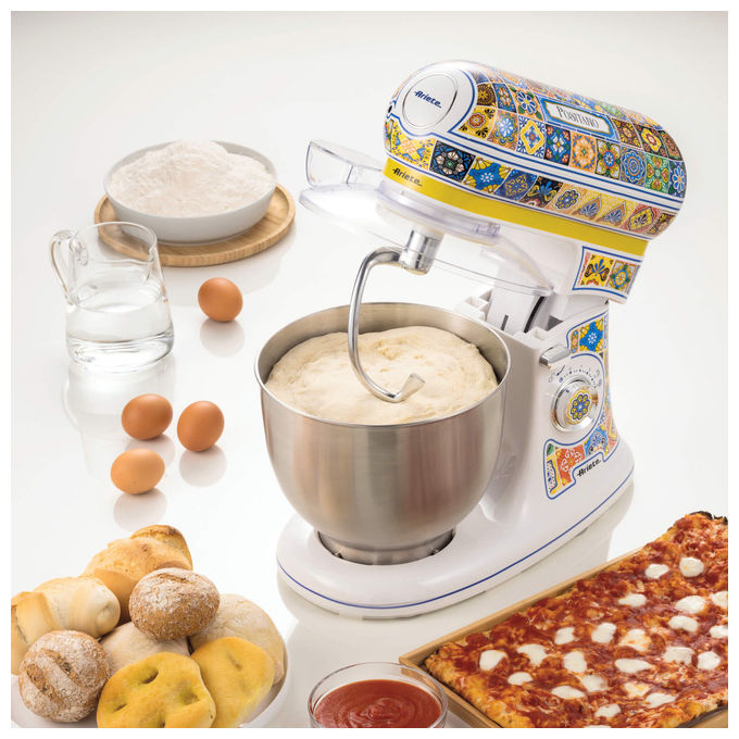 Ariete 1588-0P Positano Impastatrice Planetaria 2400W 5.5L 7 Velocita' Ciotola Acciaio Inox colore Multicolore