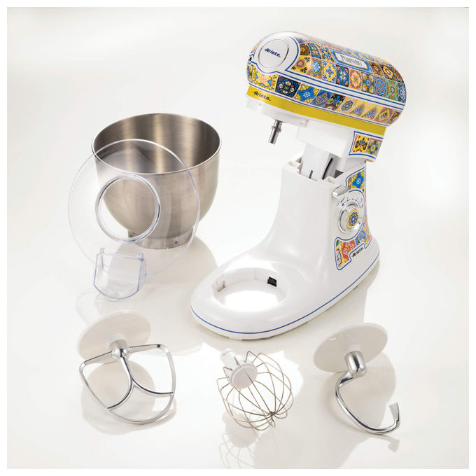 Ariete 1588-0P Positano Impastatrice Planetaria 2400W 5.5L 7 Velocita' Ciotola Acciaio Inox colore Multicolore
