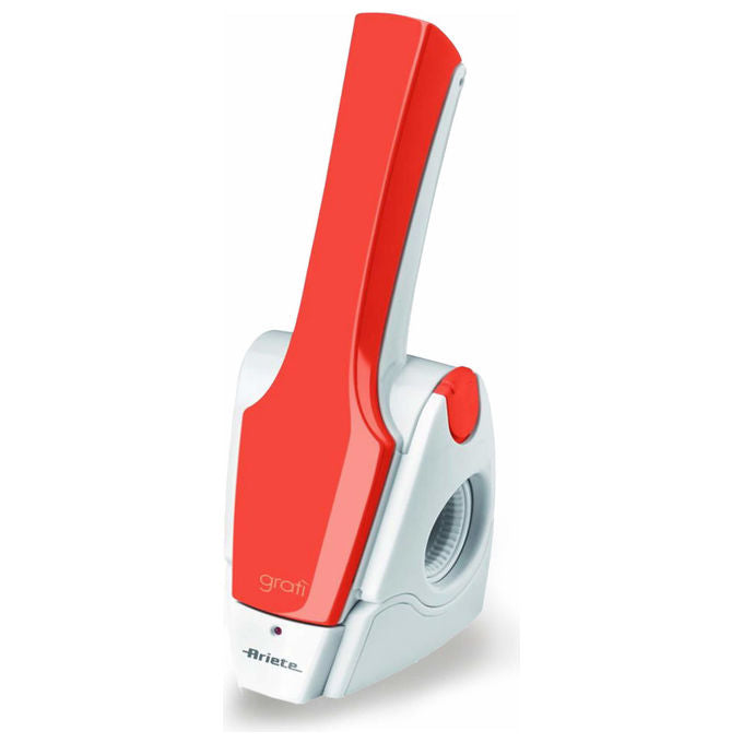 Ariete 447 Gratì 2.0 - Grattugia Elettrica Ricaricabile Acciaio Inox Arancione