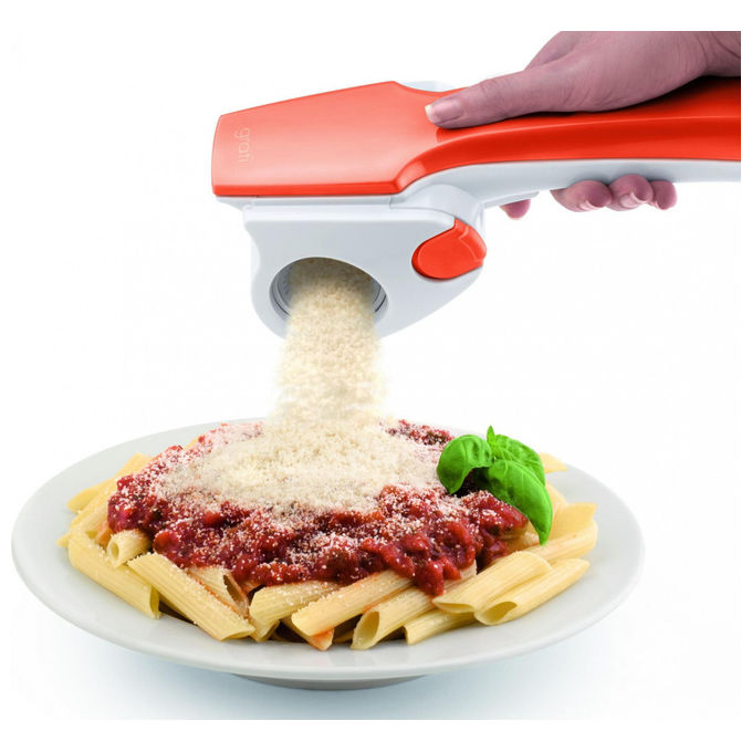 Ariete 447 Gratì 2.0 - Grattugia Elettrica Ricaricabile Acciaio Inox Arancione