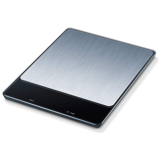 Beurer KS34 Bilancia da cucina digitale 15 kg acciaio inox LED display