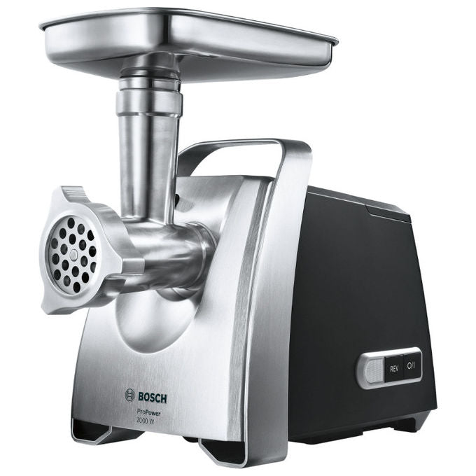 Bosch Tritacarne ProPower MFW68660, 2200W, Nero Inox, Elettrodomestico da Cucina