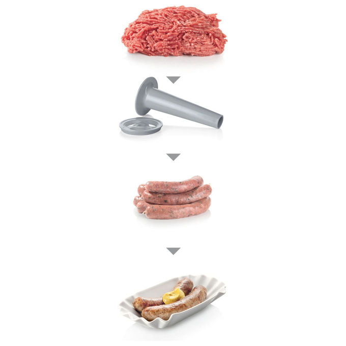 Bosch Tritacarne ProPower MFW68660, 2200W, Nero Inox, Elettrodomestico da Cucina