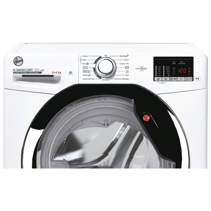 Hoover lavasciuga da incasso h3ds4642dac3 11 6 4 kg 1400 giri frontale 60 cm Bianco