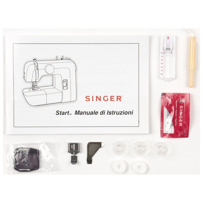 Singer Start 1306, Macchina da Cucire Meccanica, 13 Funzioni, Bianco