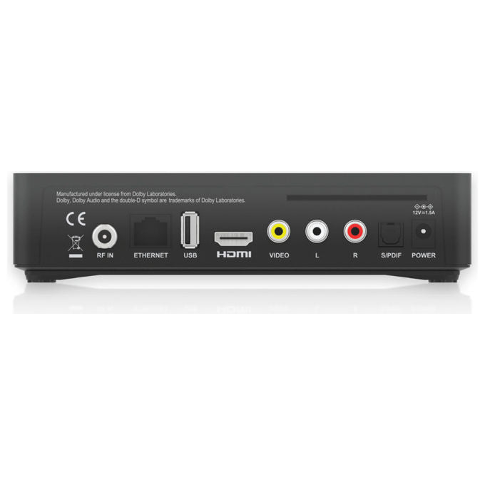 I-CAN S490 Decoder Satellitare tivu'sat HD DVB-S2 Smart Card inclusa EPG 7 giorni HDMI USB colore Nero
