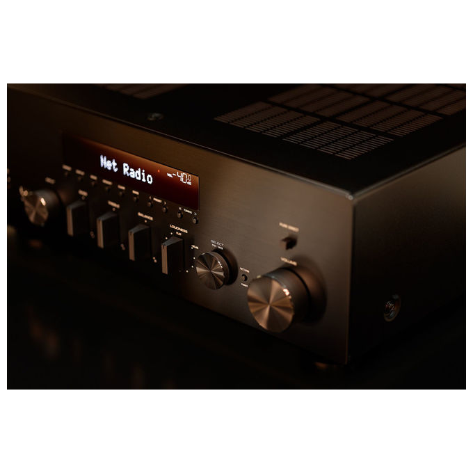 Yamaha R-N600A Sintoamplificatore di Rete Stereo MusicCast 80W Wi-Fi Bluetooth AirPlay DAB Phono colore Nero
