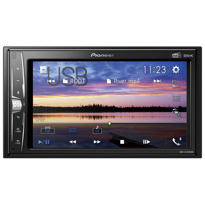 Pioneer Autoradio 2 DIN DMH A3300DAB Touchscreen 6.2 Bluetooth DAB Android iOS