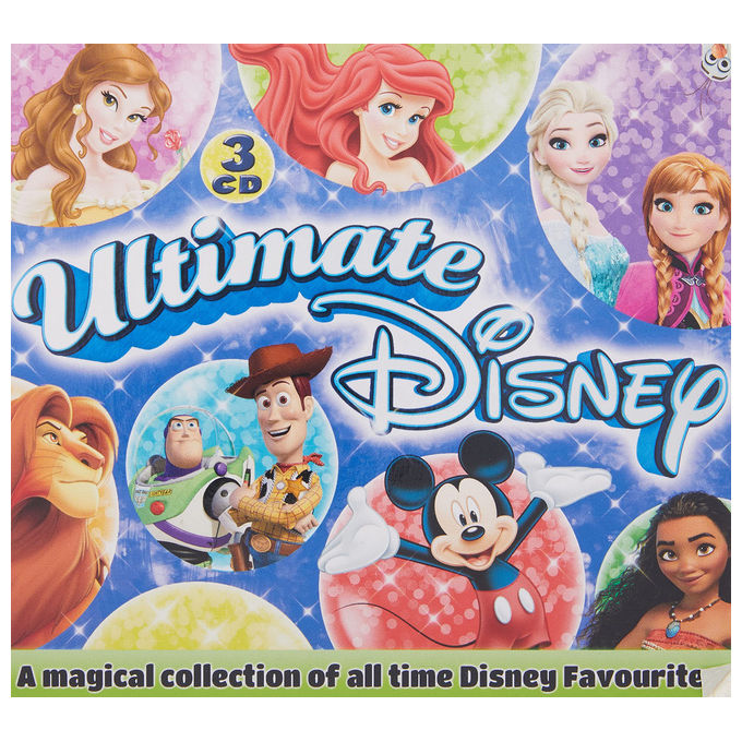 Disney Ultimate Soundtrack 3 CD - Collezione Musicale Colonne Sonore Classici Disney