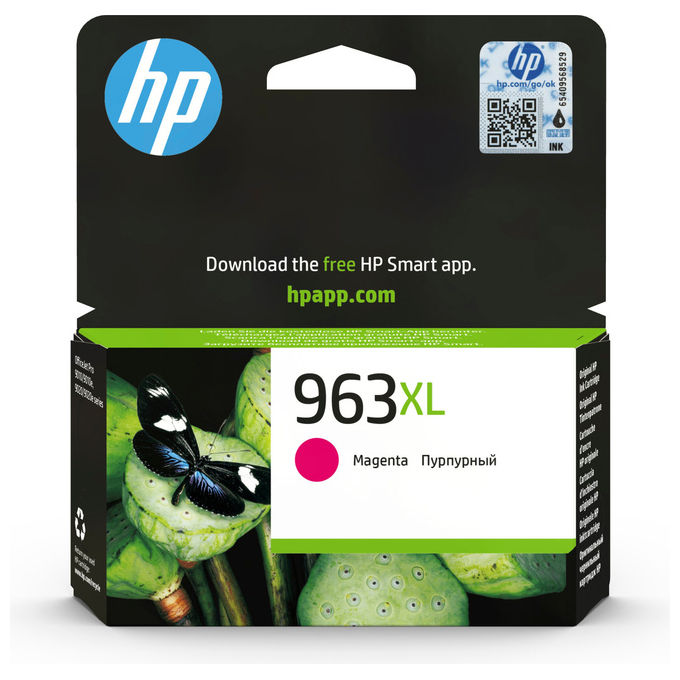 Hp cartuccia inchiostro 963xl originale magenta alta capacita' 1600 pagine per officejet pro