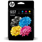 HP 937 Originale Set 4 Cartucce Inchiostro CMYK Resa Standard per OfficeJet Pro
