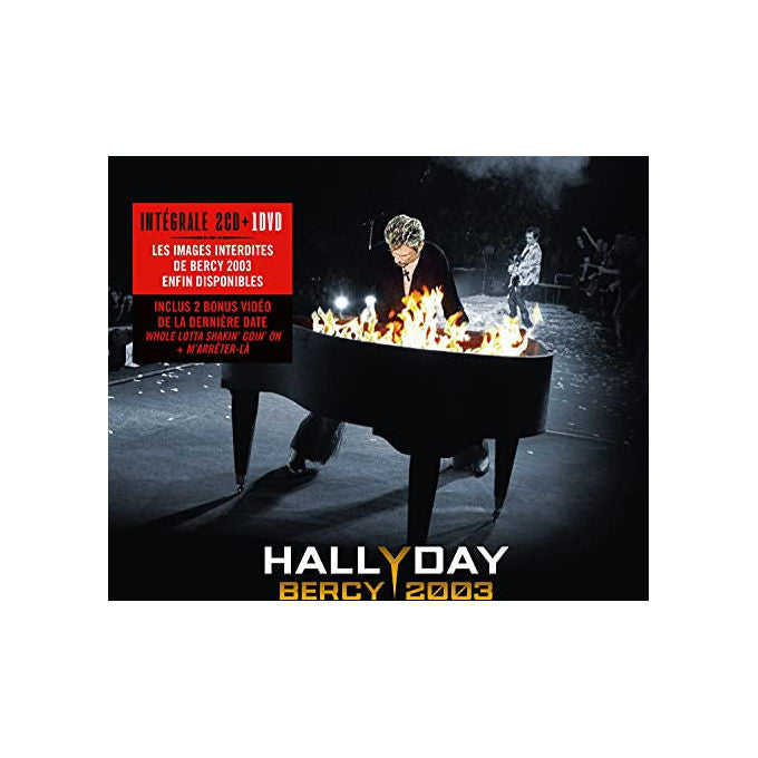 Album Johnny Hallyday Universal Bercy 2003 Live 2CD + DVD Mercury Musica Concerto
