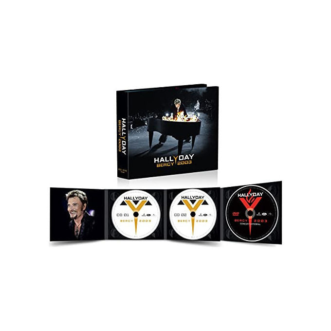 Album Johnny Hallyday Universal Bercy 2003 Live 2CD + DVD Mercury Musica Concerto