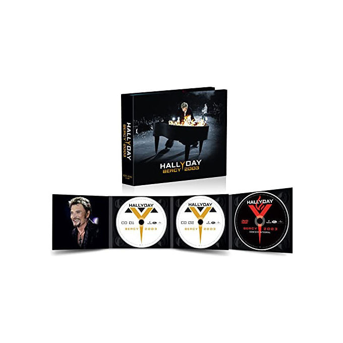 Album Johnny Hallyday Universal Bercy 2003 Live 2CD + DVD Mercury Musica Concerto