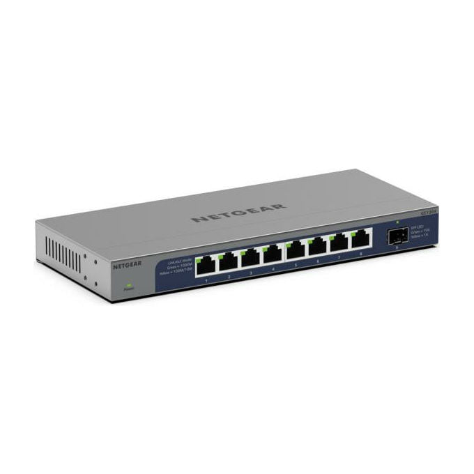 Netgear, Switch Gigabit, 8 Porte, GS108X con 1 Porta SFP+ 10G
