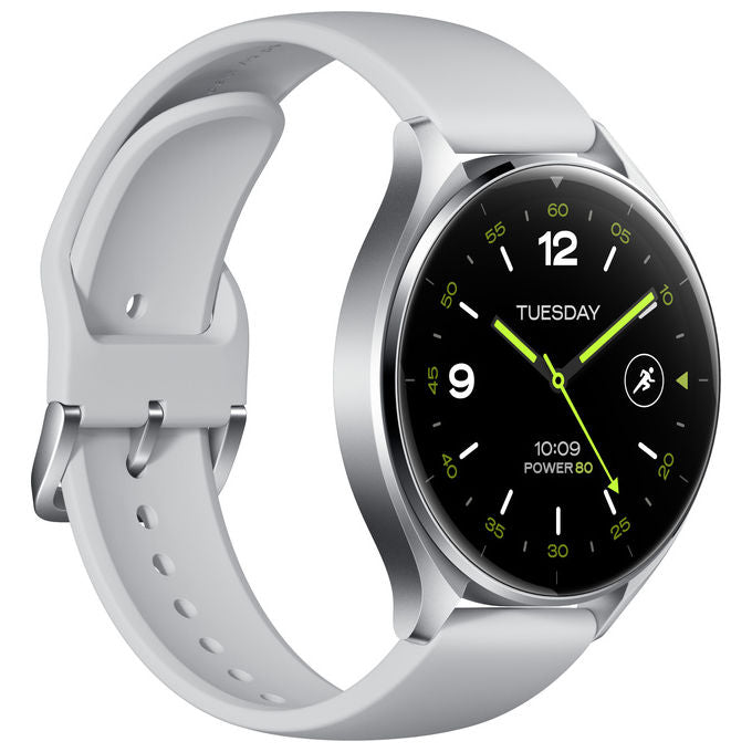 Xiaomi watch 2 smartwatch argento 46mm gps wear os display amoled 1.43 pollici