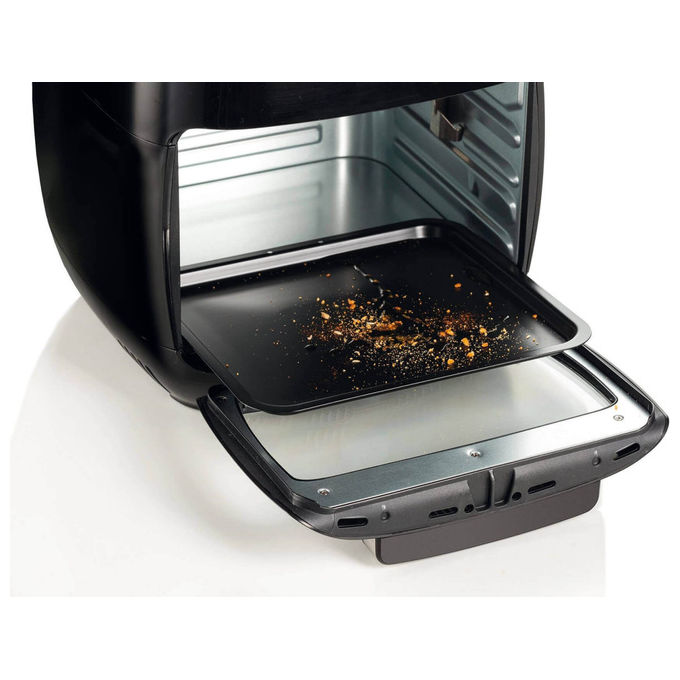 Ariete 4619 Friggitrice ad aria 11 L 2000 W Forno Elettrico Girarrosto Essiccatore 8 Programmi colore Nero