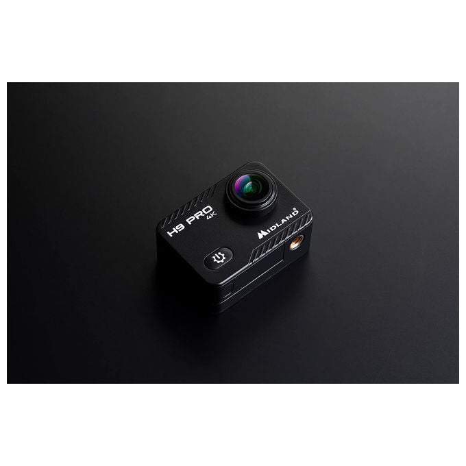 Midland C1518 H9 Pro Action Cam 4K 20 MP Display 2'' IPS WiFi Impermeabile 30m Telecomando colore Nero