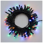 Lotti Importex Catena Luminosa Natale 240 LED Multicolore, a Batteria con Timer, Uso Esterno