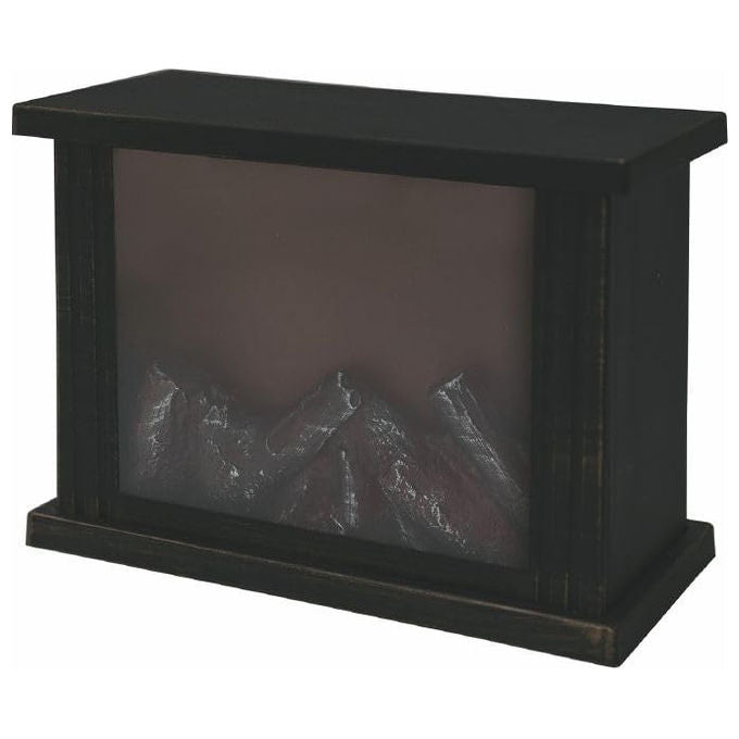 Galileo Casa 5902902 Lanterna Decorativa Effetto Fiamma a Batterie colore Nero