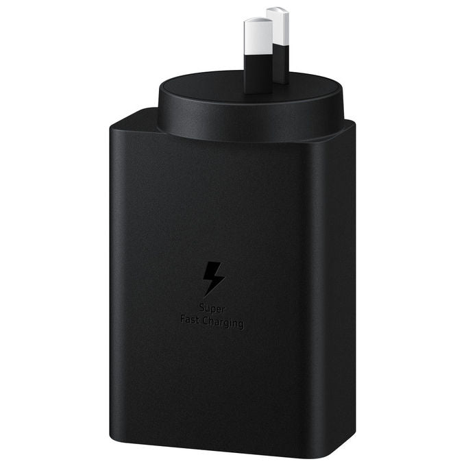 Samsung EP-T6530 Caricabatterie 65W Super Fast Charging 3 Porte 2 USB-C 1 USB-A colore Nero