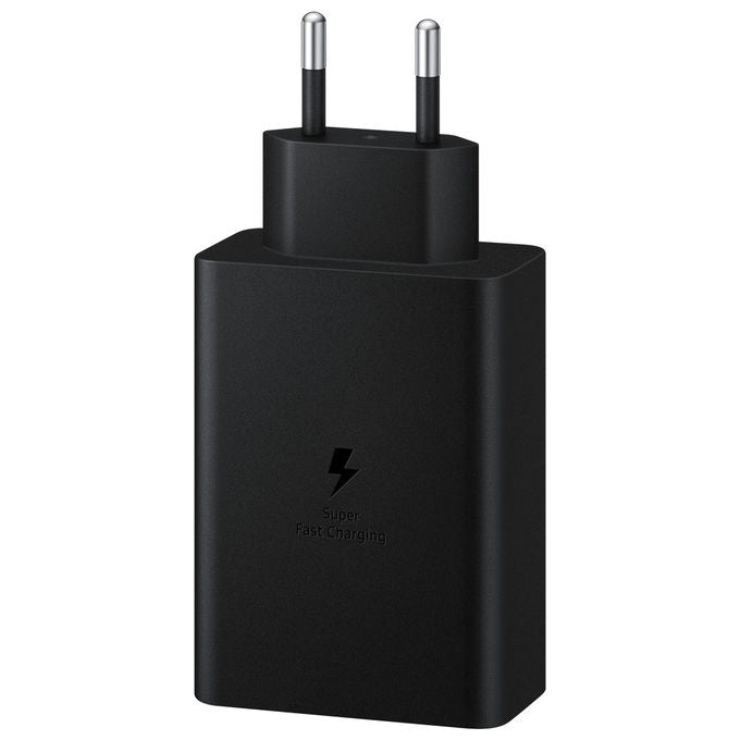 Samsung EP-T6530 Caricabatterie 65W Super Fast Charging 3 Porte 2 USB-C 1 USB-A colore Nero