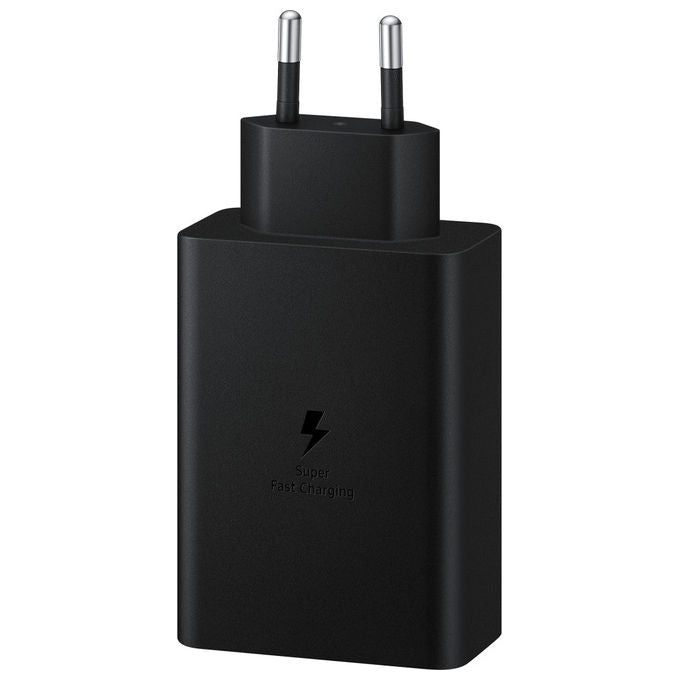 Samsung EP-T6530 Caricabatterie 65W Super Fast Charging 3 Porte 2 USB-C 1 USB-A colore Nero