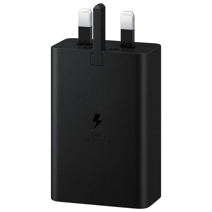 Samsung EP-T6530 Caricabatterie 65W Super Fast Charging 3 Porte 2 USB-C 1 USB-A colore Nero