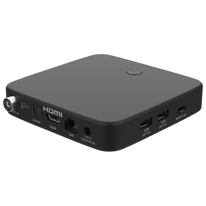 Strong SRT420 Android TV Box 4K Ultra HD DVB-T2 2GB RAM 8GB Wi-Fi 5 Bluetooth 5.0 HDR10+ colore Nero